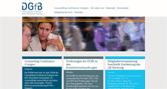 Desktop Screenshot of dachverband-beratung.de