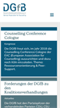 Mobile Screenshot of dachverband-beratung.de